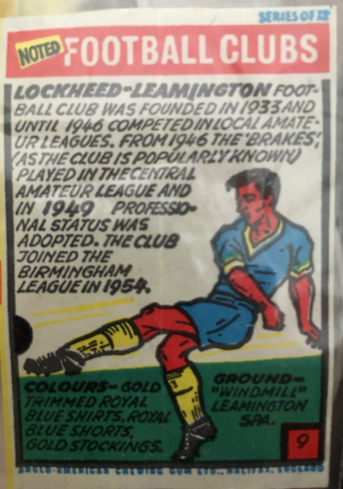 Lockheed Leamington card