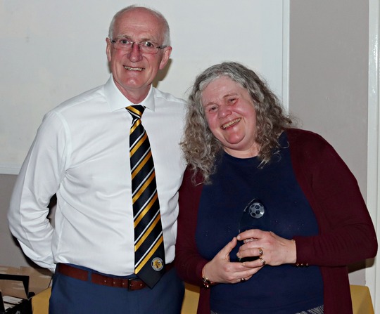 Clubman sally Ellis with Jim Scott 1