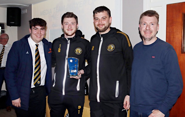 Media Teams Player Callum Hawkins with Max Shaun Craig 1