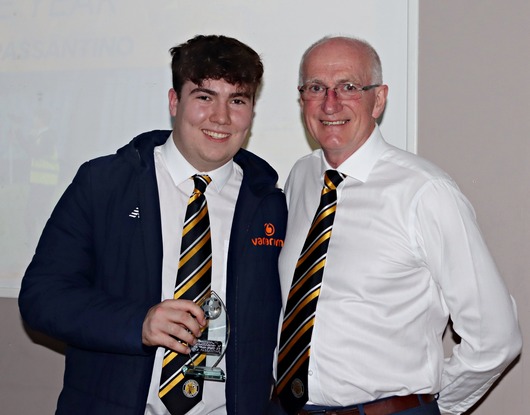 Young Clubman Max Passentino with Jim Scott 1