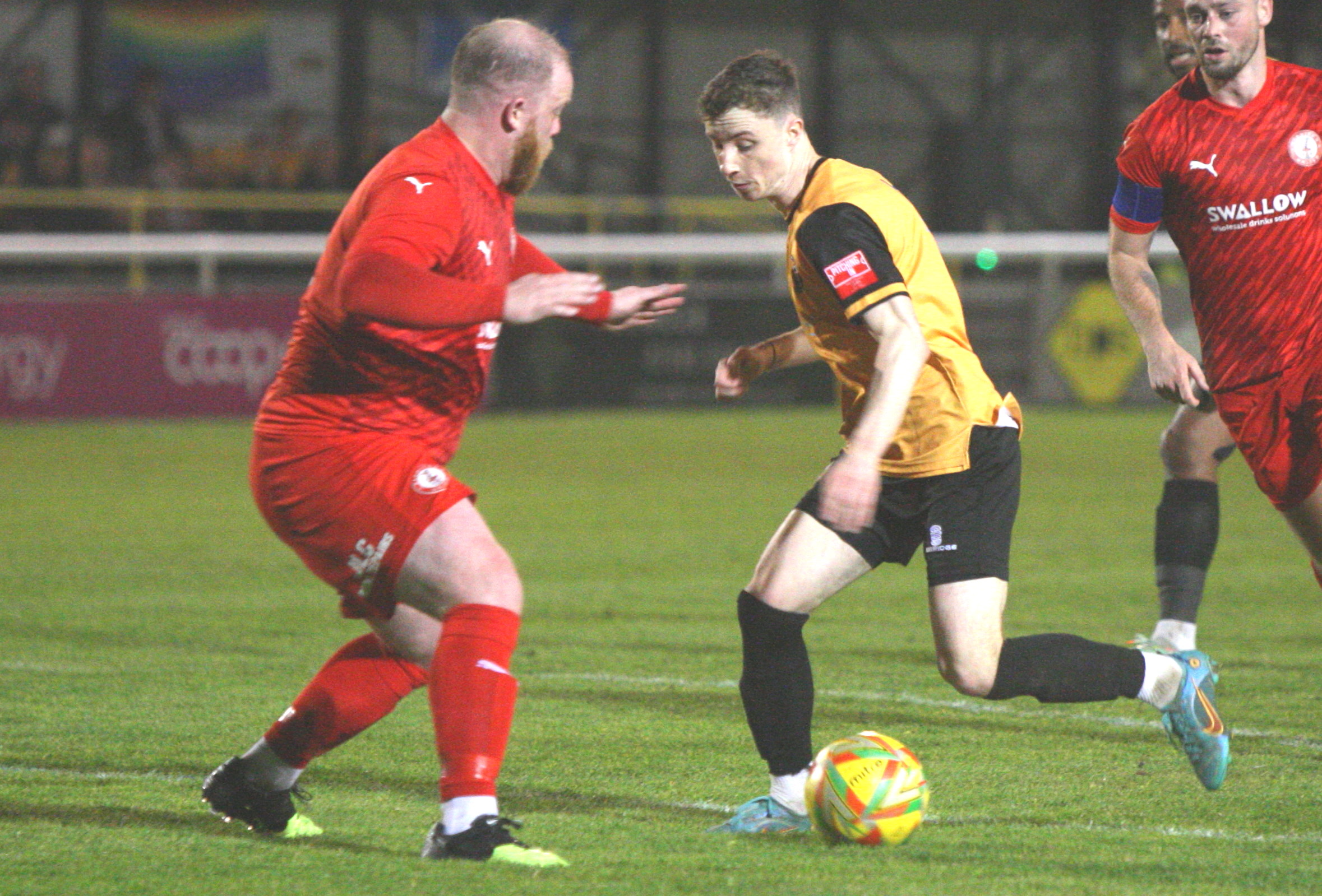 Stewart Leamington takes on Flanagan Redditch