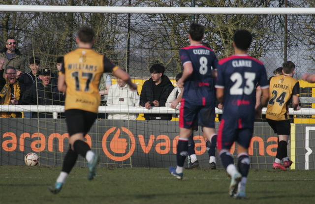 Farmer Leamington opens the scoring against Chorley